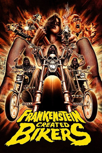 Poster for the movie «Frankenstein Created Bikers»