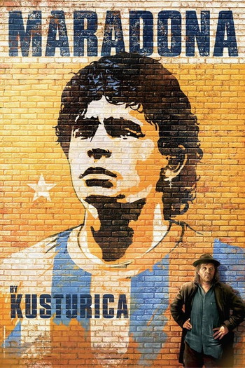 Poster for the movie «Maradona by Kusturica»