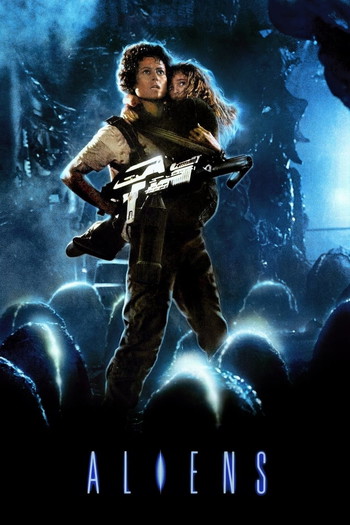 Poster for the movie «Aliens»