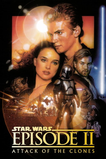 Poster for the movie «Star Wars: Episode II - Attack of the Clones»