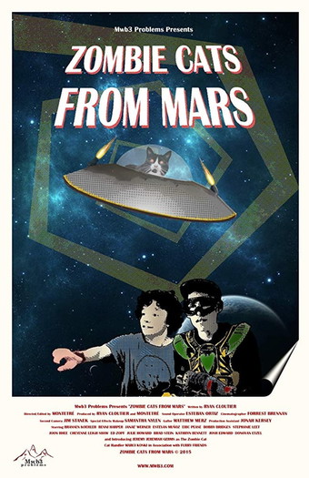 Poster for the movie «Zombie Cats from Mars»