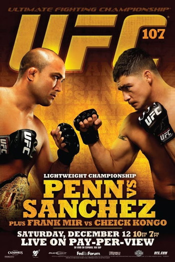 Постер к фильму «UFC 107: Penn vs. Sanchez»