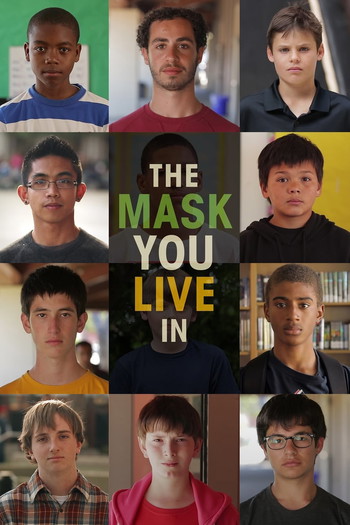 Poster for the movie «The Mask You Live In»