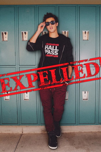 Poster for the movie «Expelled»