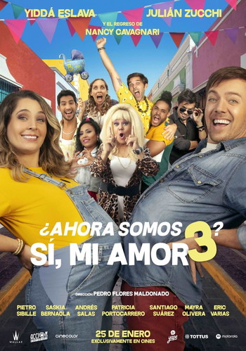 Постер к фильму «¿Ahora somos 3? Sí, mi amor»