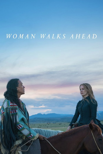 Poster for the movie «Woman Walks Ahead»