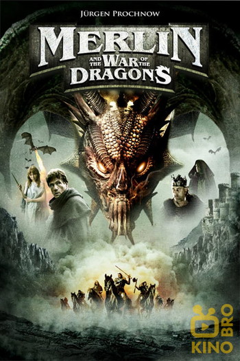 Poster for the movie «Merlin and the War of the Dragons»