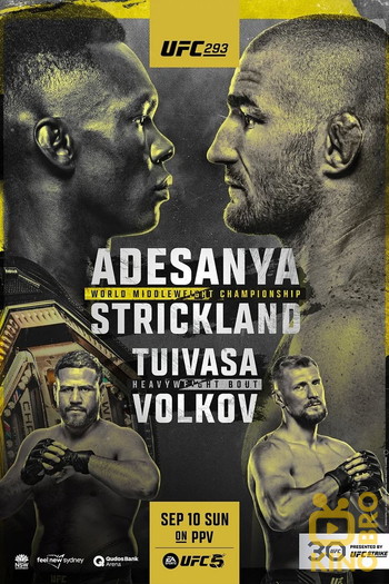 Постер до фільму «UFC 293: Adesanya vs. Strickland»