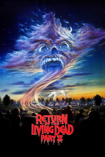 Poster for the movie «Return of the Living Dead Part II»