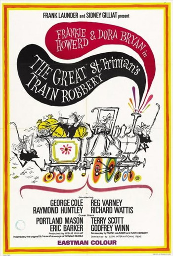 Poster for the movie «The Great St. Trinian's Train Robbery»