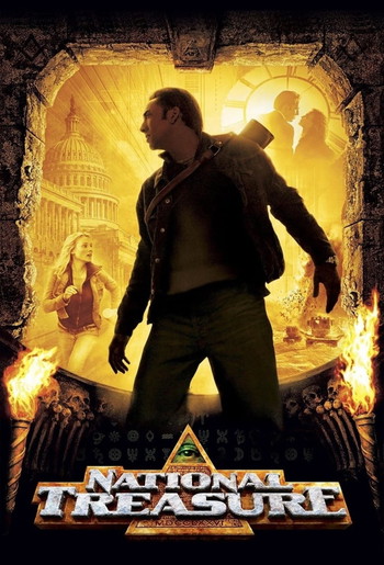 Poster for the movie «National Treasure»