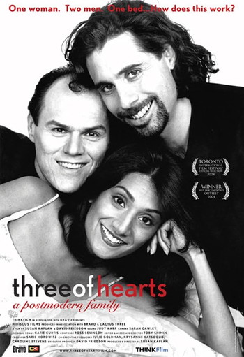 Poster for the movie «Three of Hearts: A Postmodern Family»