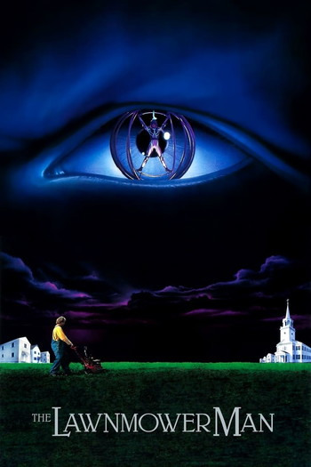 Poster for the movie «The Lawnmower Man»