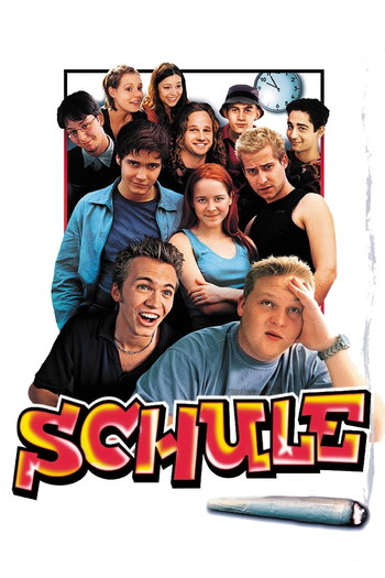 Poster for the movie «No More School»