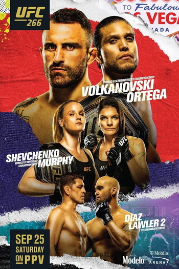 Постер к фильму «UFC 266: Volkanovski vs. Ortega»