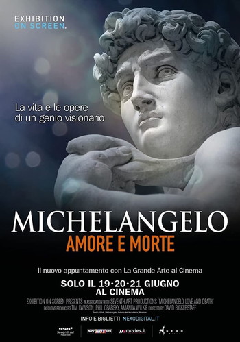 Poster for the movie «Michelangelo: Love and Death»