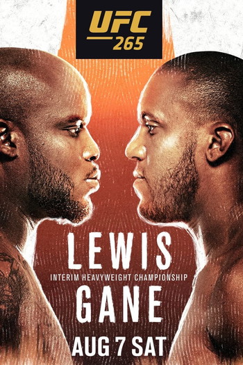 Постер к фильму «UFC 265: Lewis vs. Gane»