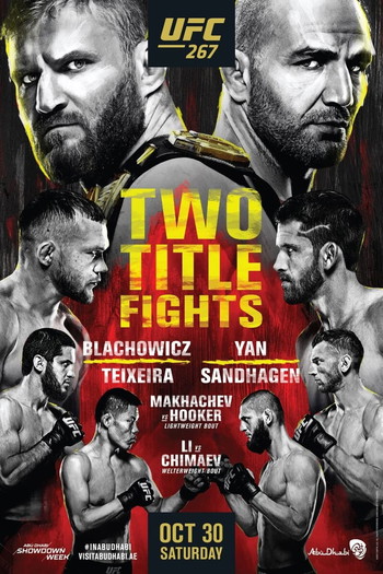 Poster for the movie «UFC 267: Blachowicz vs. Teixeira»