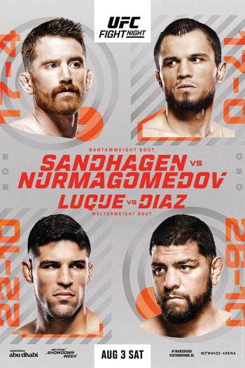 Постер к фильму «UFC on ABC 7: Cory Sandhagen vs. Umar Nurmagomedov»