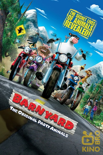 Poster for the movie «Barnyard»