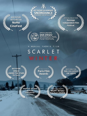 Poster for the movie «Scarlet Winter»