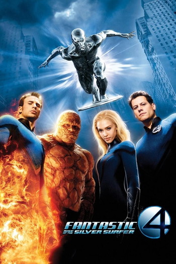 Poster for the movie «Fantastic Four: Rise of the Silver Surfer»