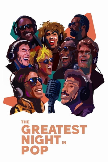 Poster for the movie «The Greatest Night in Pop»