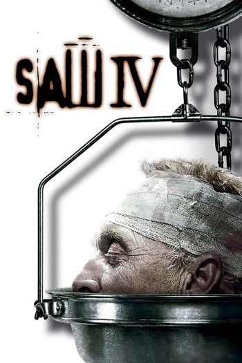 Poster for the movie «Saw IV»