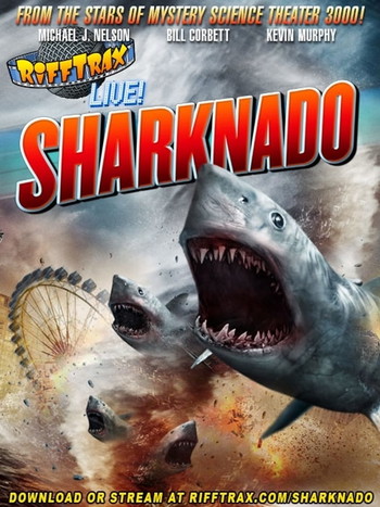 Poster for the movie «RiffTrax Live: Sharknado»