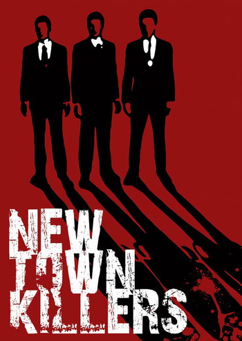 Poster for the movie «New Town Killers»