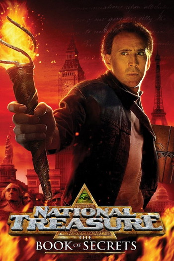 Poster for the movie «National Treasure: Book of Secrets»