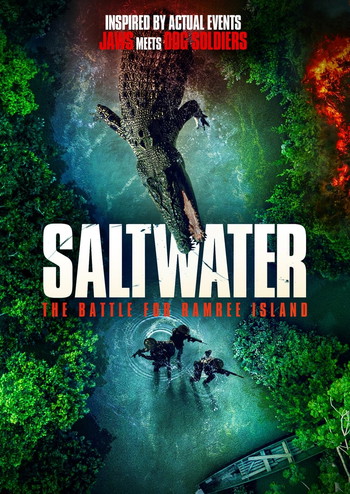 Poster for the movie «Saltwater: The Battle for Ramree Island»