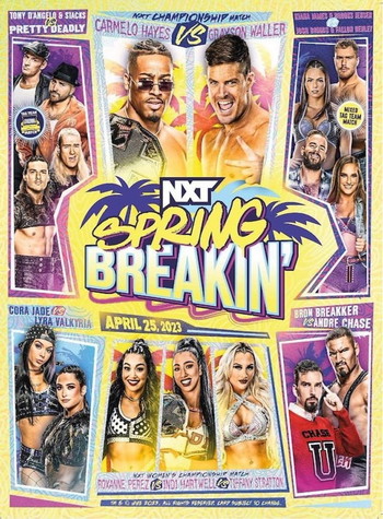 Poster for the movie «WWE NXT Spring Breakin' 2023»