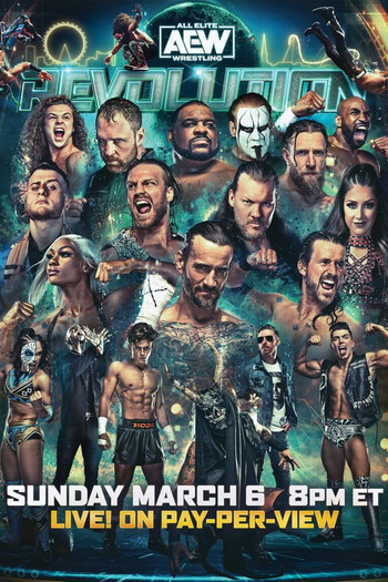 Poster for the movie «AEW Revolution»