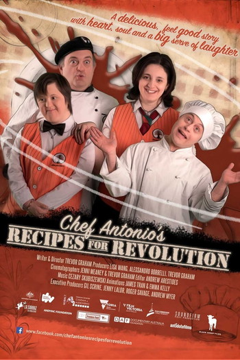 Poster for the movie «Chef Antonio's Recipes for Revolution»