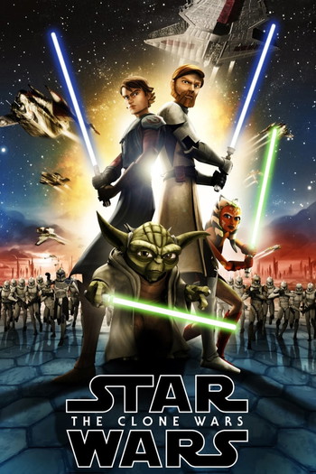 Poster for the movie «Star Wars: The Clone Wars»