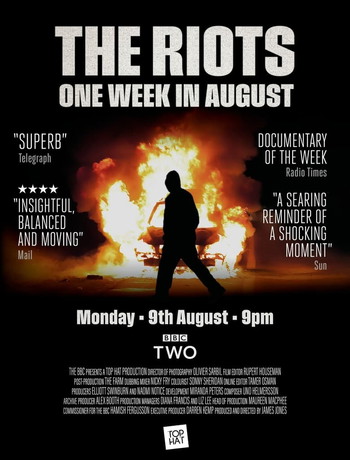 Poster for the movie «The Riots 2011: One Week in August»