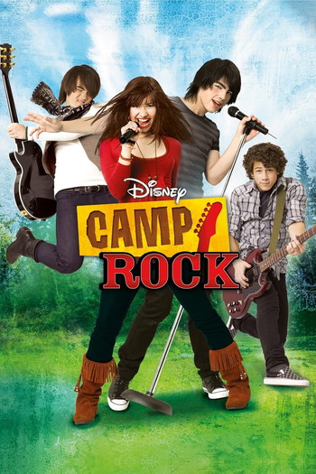 Poster for the movie «Camp Rock»