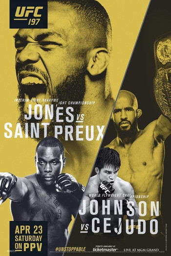 Poster for the movie «UFC 197: Jones vs. Saint Preux»