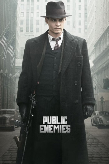 Poster for the movie «Public Enemies»