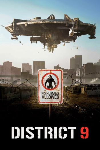 Poster for the movie «District 9»