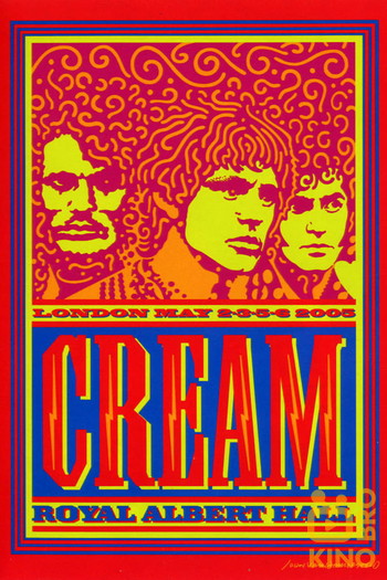 Poster for the movie «Cream: Royal Albert Hall»