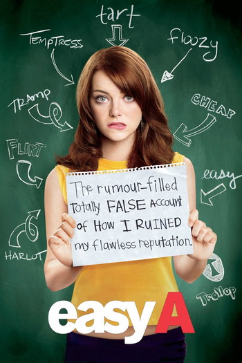 Poster for the movie «Easy A»