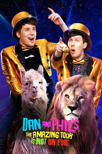 Poster for the movie «Dan and Phil's The Amazing Tour is Not on Fire»