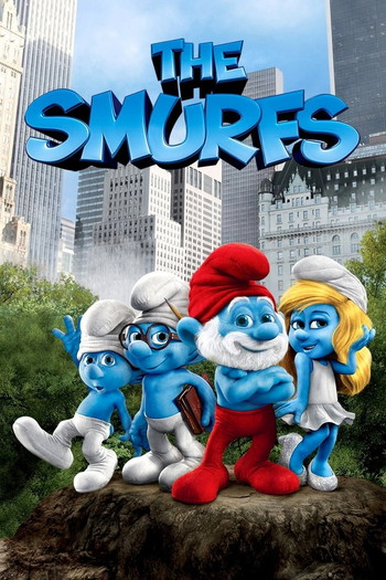 Poster for the movie «The Smurfs»