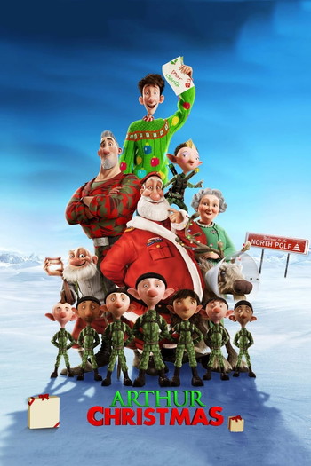 Poster for the movie «Arthur Christmas»