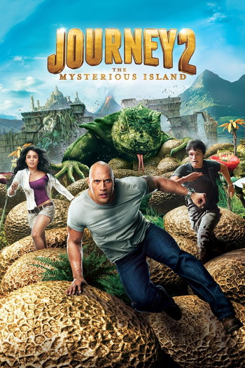 Poster for the movie «Journey 2: The Mysterious Island»