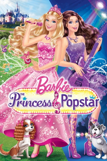 Постер до фільму «Barbie: The Princess & The Popstar»