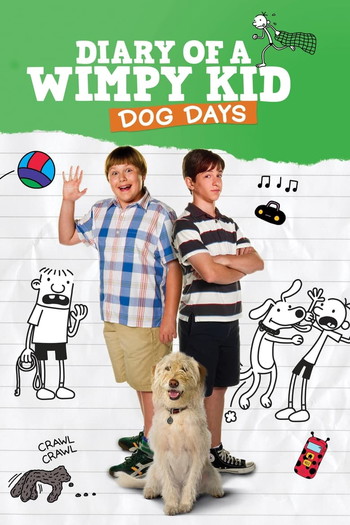 Poster for the movie «Diary of a Wimpy Kid: Dog Days»