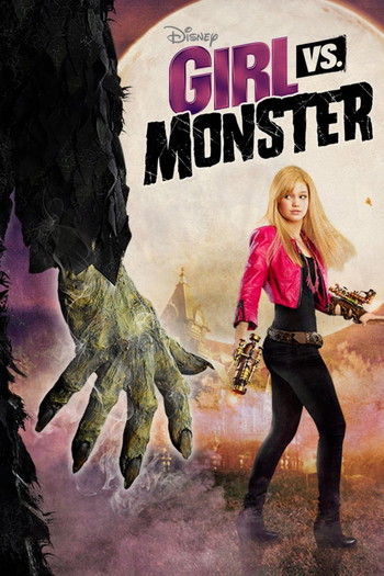 Poster for the movie «Girl vs. Monster»